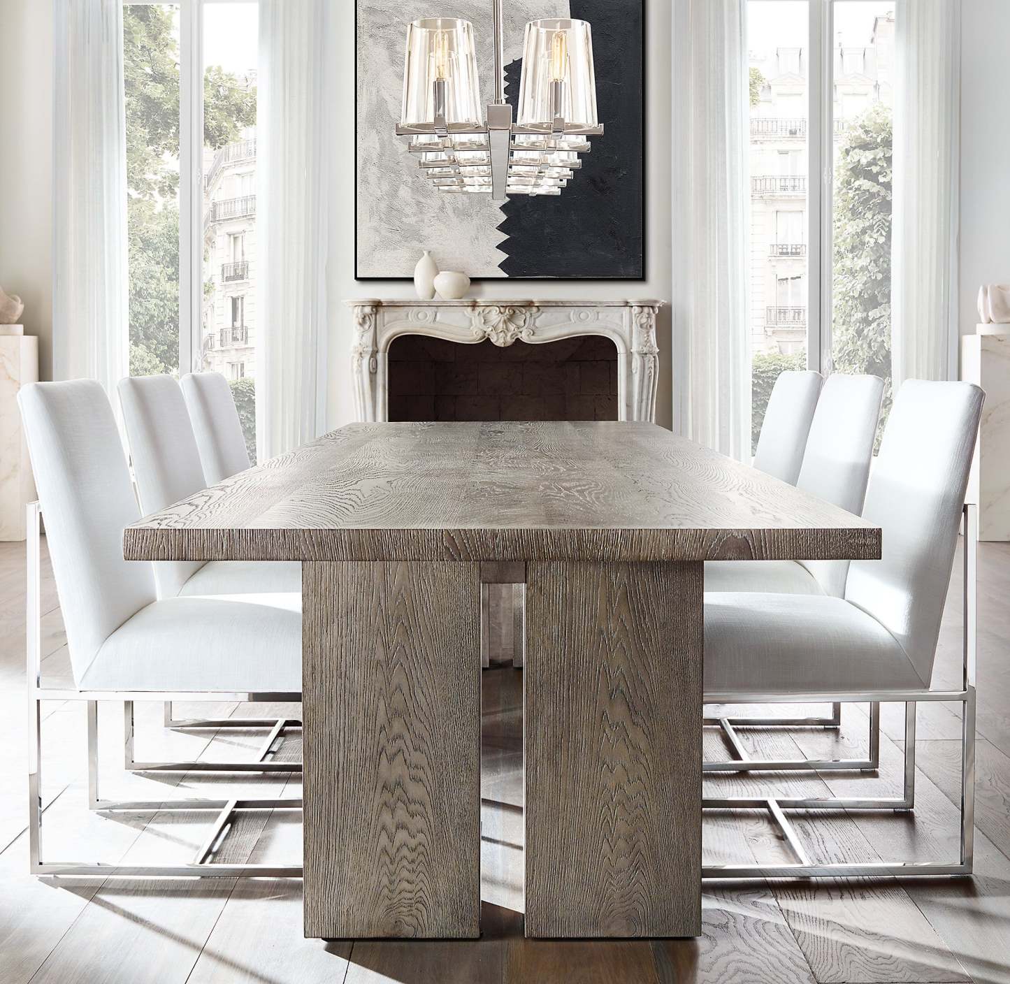 49 Inch Hurricane Candle Linear Chandelier - Pauillac