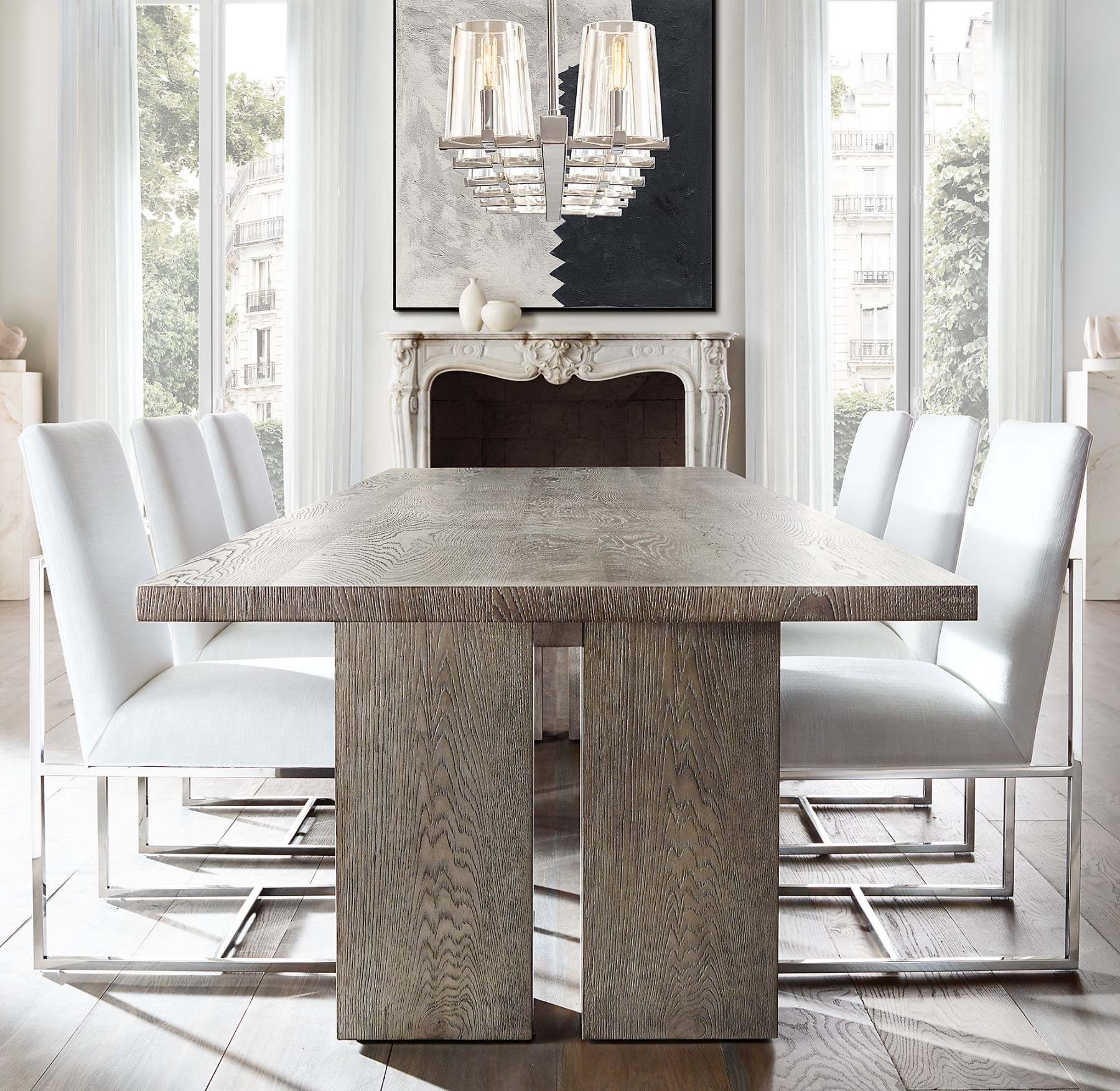 49 Inch Hurricane Candle Linear Chandelier - Pauillac