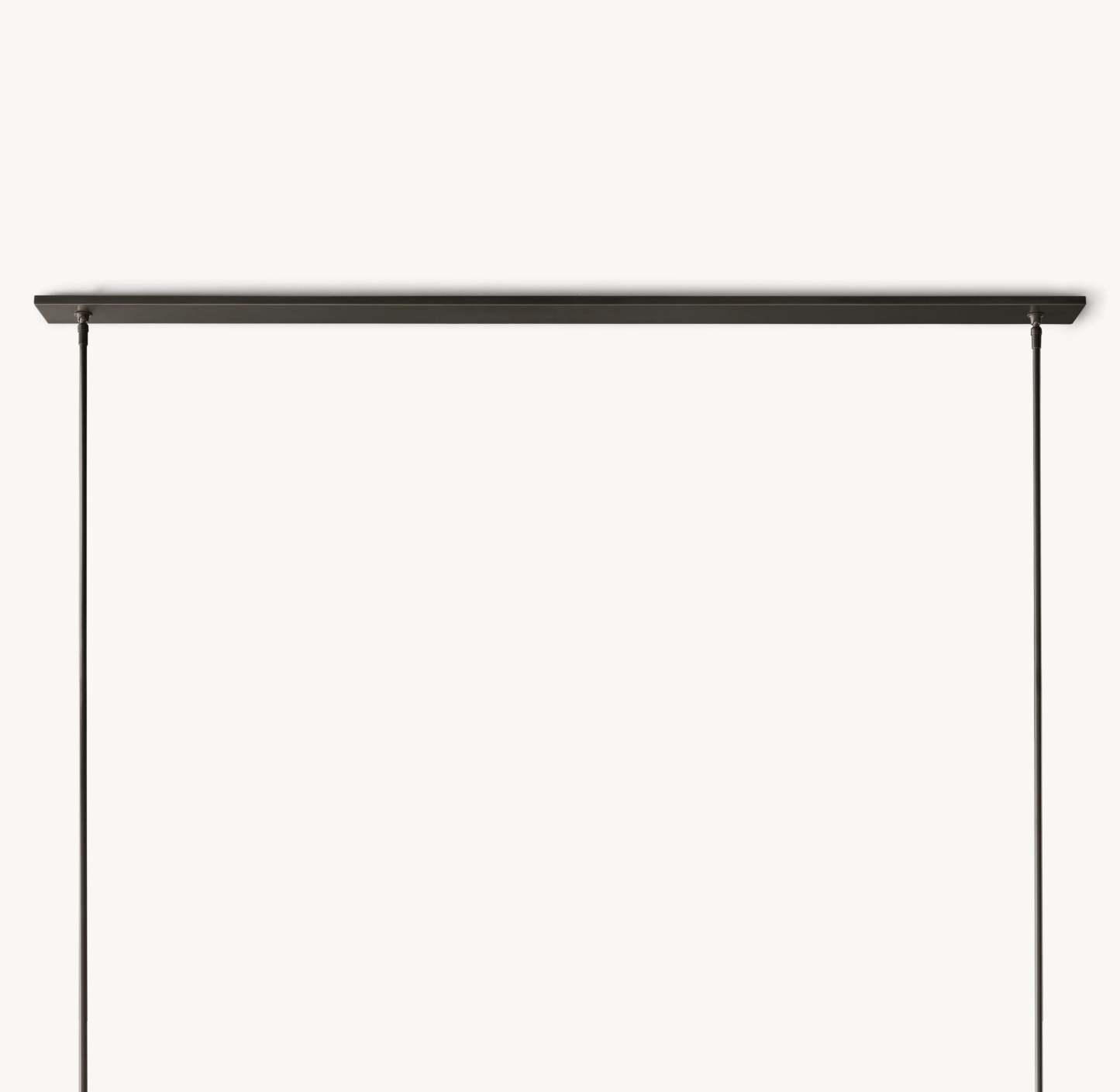 73 Inch Cylindrical Glass Candle Linear Chandelier - Ravelle