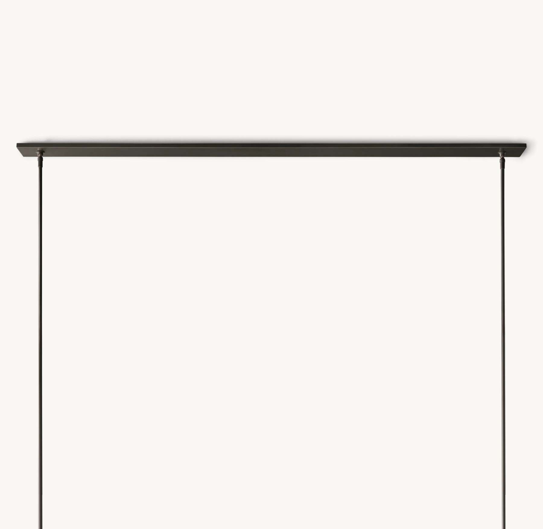 73 Inch Cylindrical Glass Candle Linear Chandelier - Ravelle