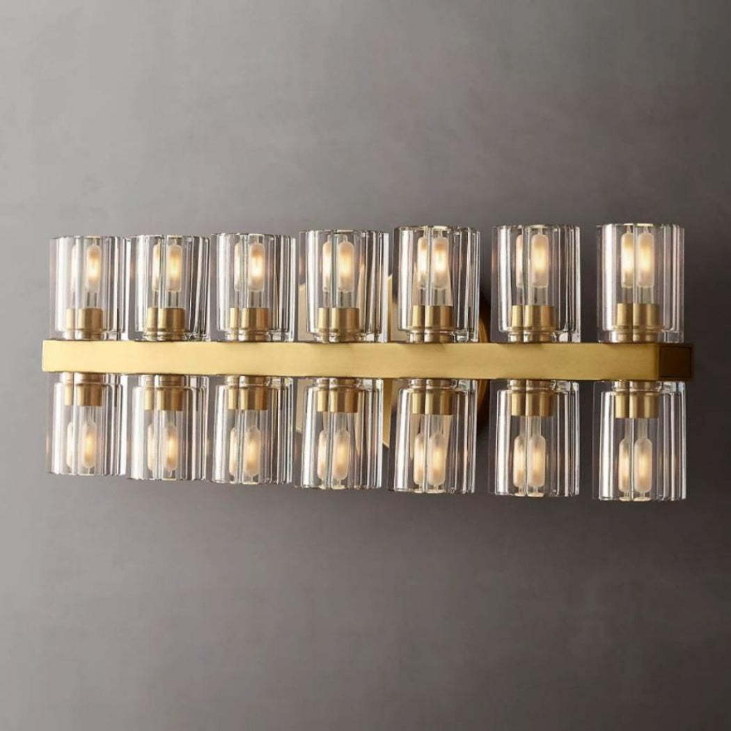 Arcachons 14-Light K9 Crystal Glass Modern Wall Lamp