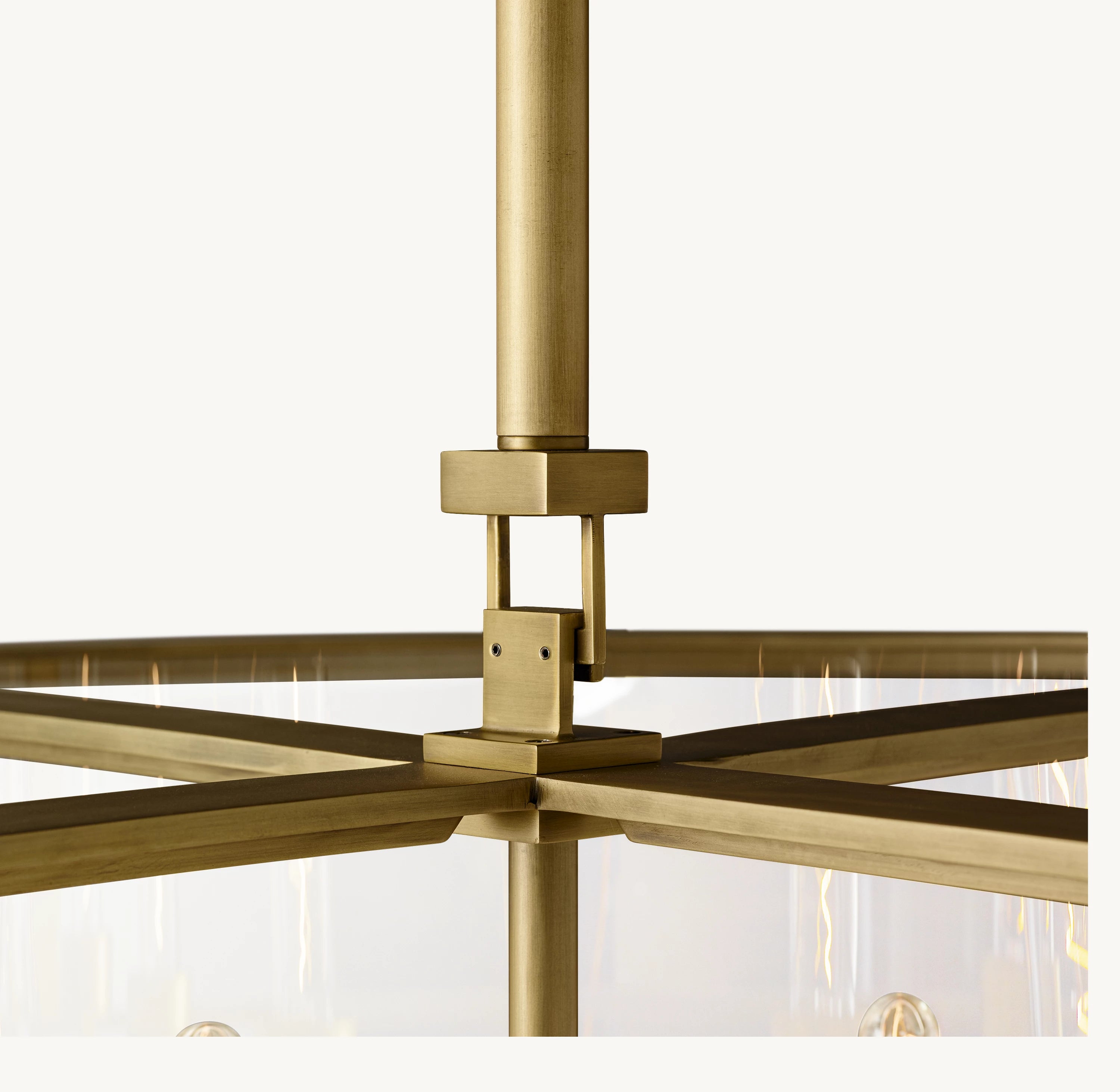 55 Inch Glass Drum Chandelier - Beckman