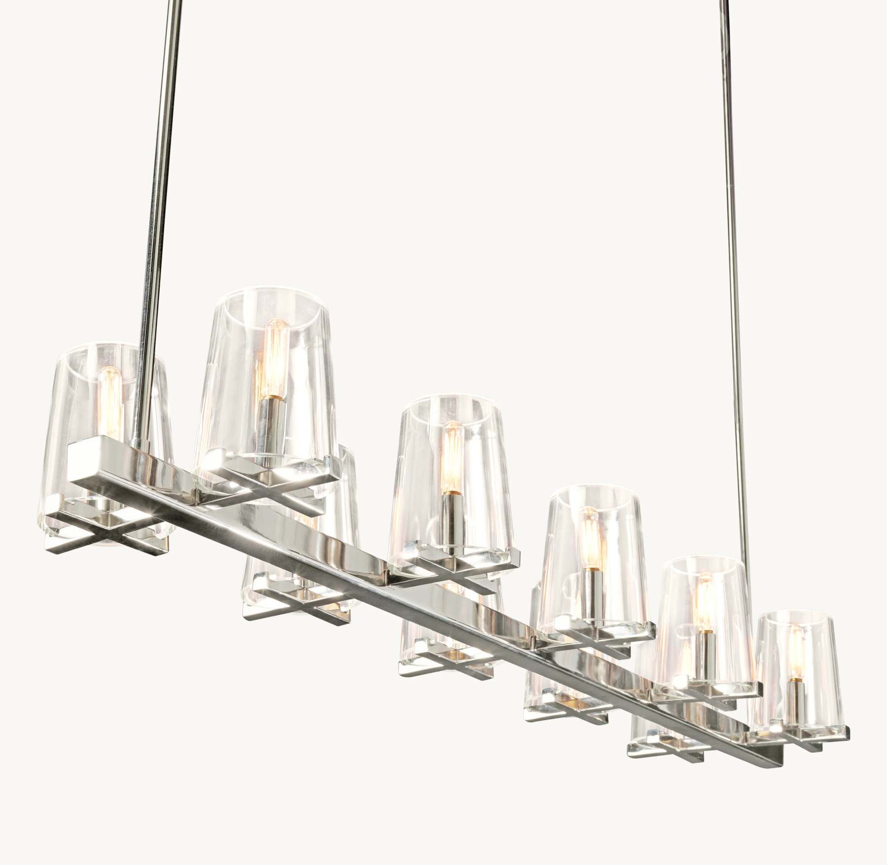 49 Inch Hurricane Candle Linear Chandelier - Pauillac