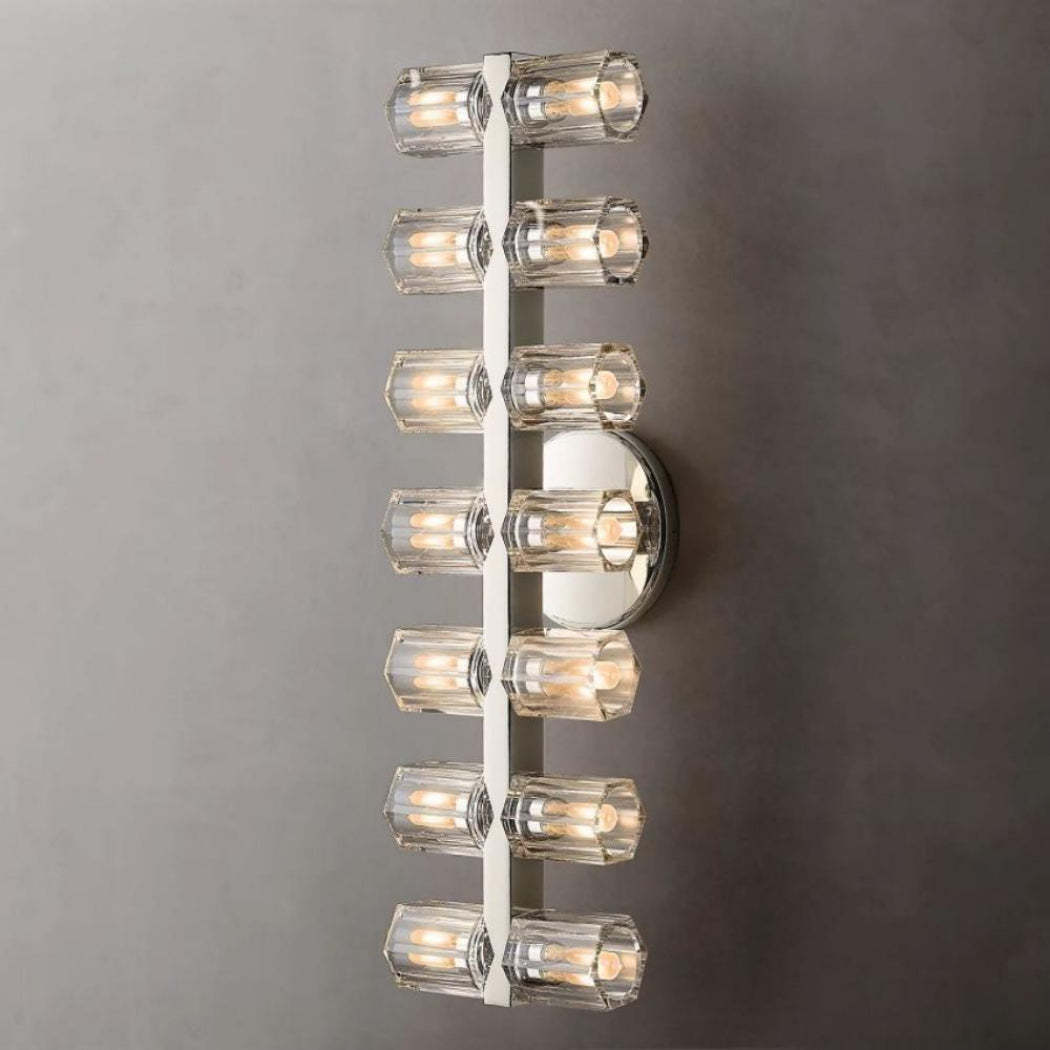 Arcachons 14-Light K9 Crystal Glass Modern Wall Lamp