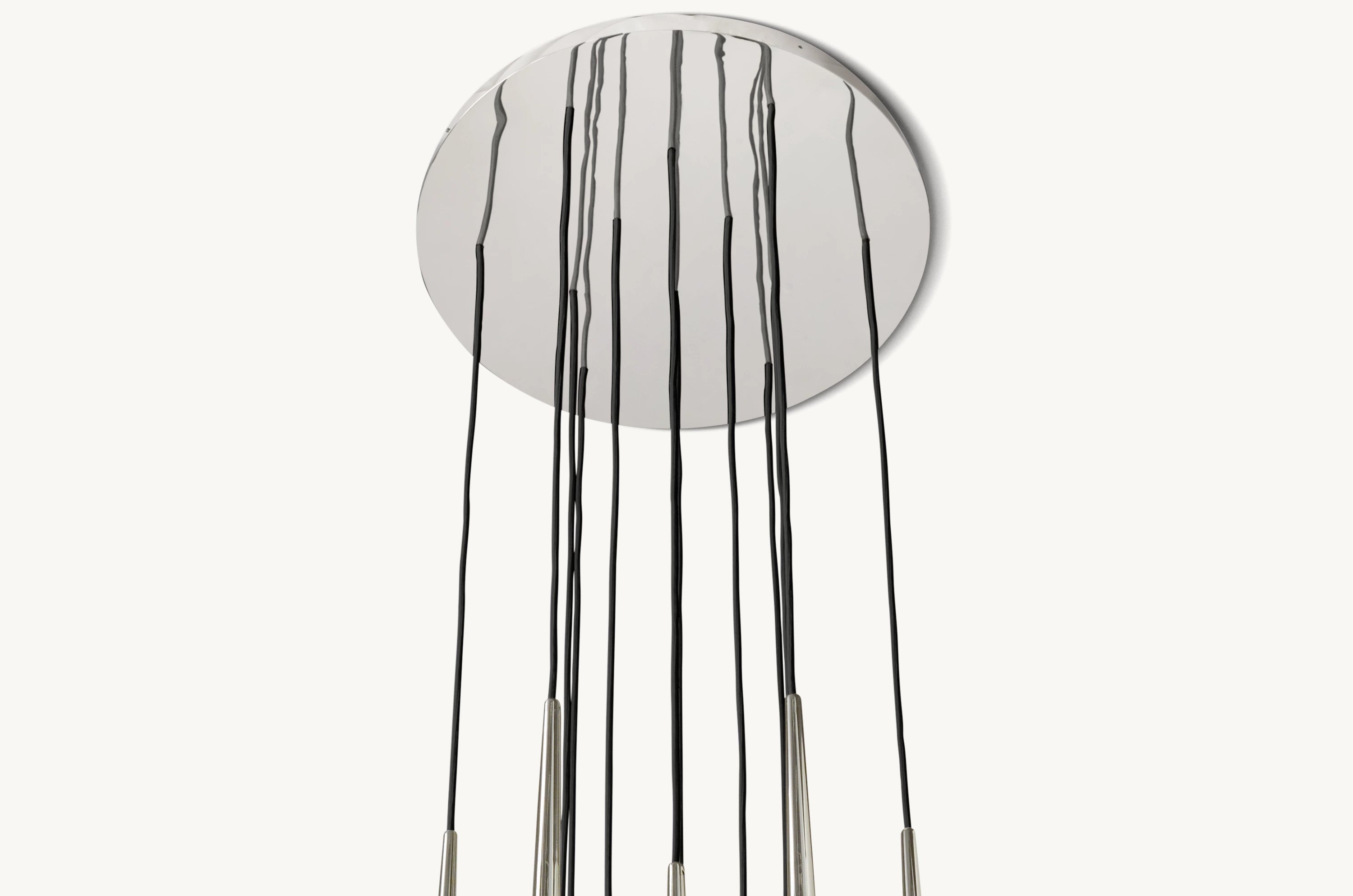 24 Inch Pin Cascading Round Chandelier - Aquitaine