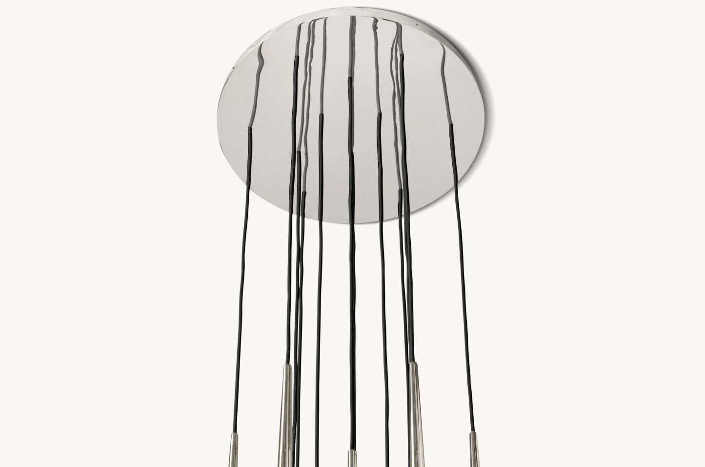 24 Inch Pin Cascading Round Chandelier - Aquitaine