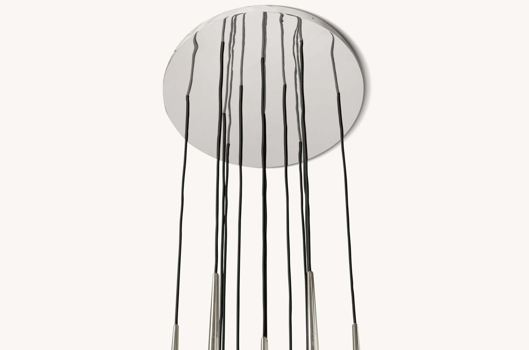 24 Inch Pin Cascading Round Chandelier - Aquitaine