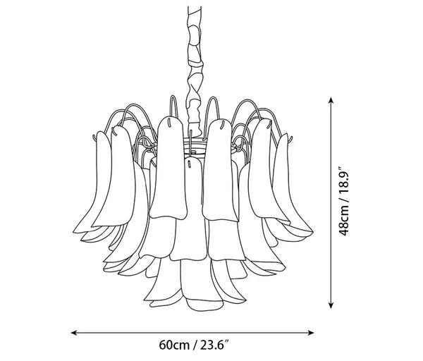 Colorful Murano Glass Chandelier