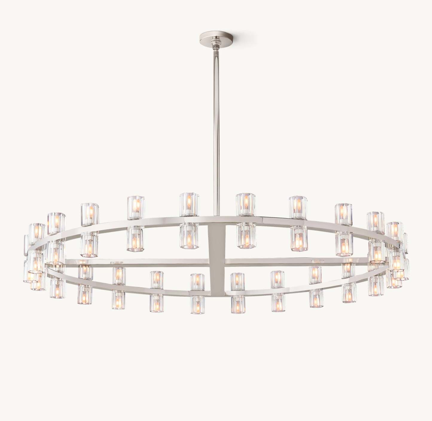 48 Inch Hexagonal Crystal Round Chandelier – Arcachon