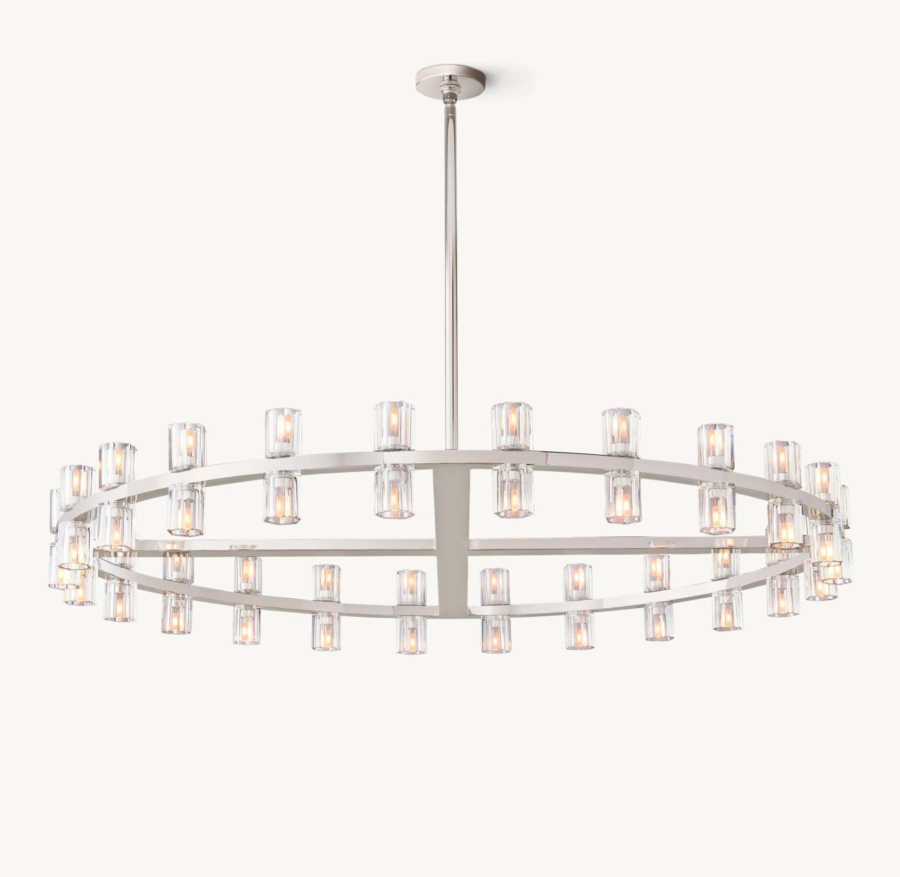 48 Inch Hexagonal Crystal Round Chandelier – Arcachon