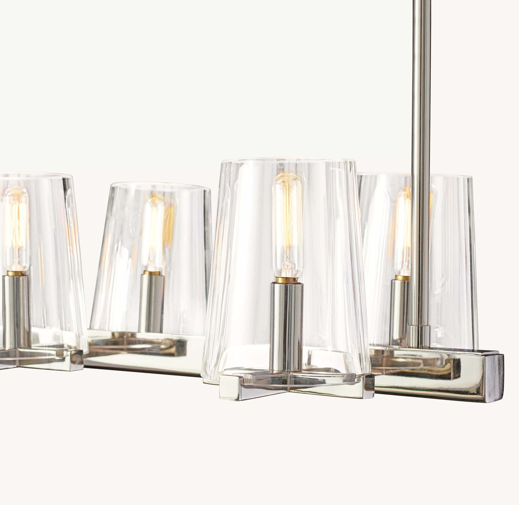 49 Inch Hurricane Candle Linear Chandelier - Pauillac