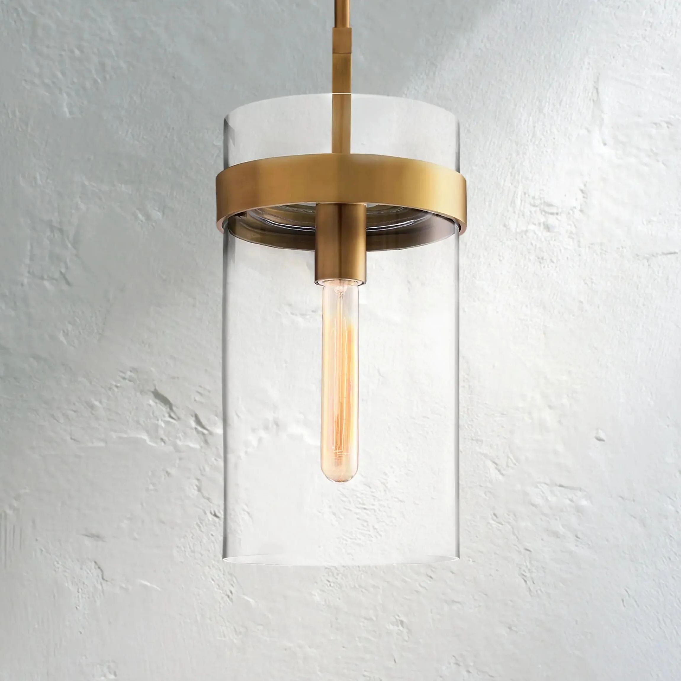 Ravelle Glass Pendant Light 8" 10" 12"