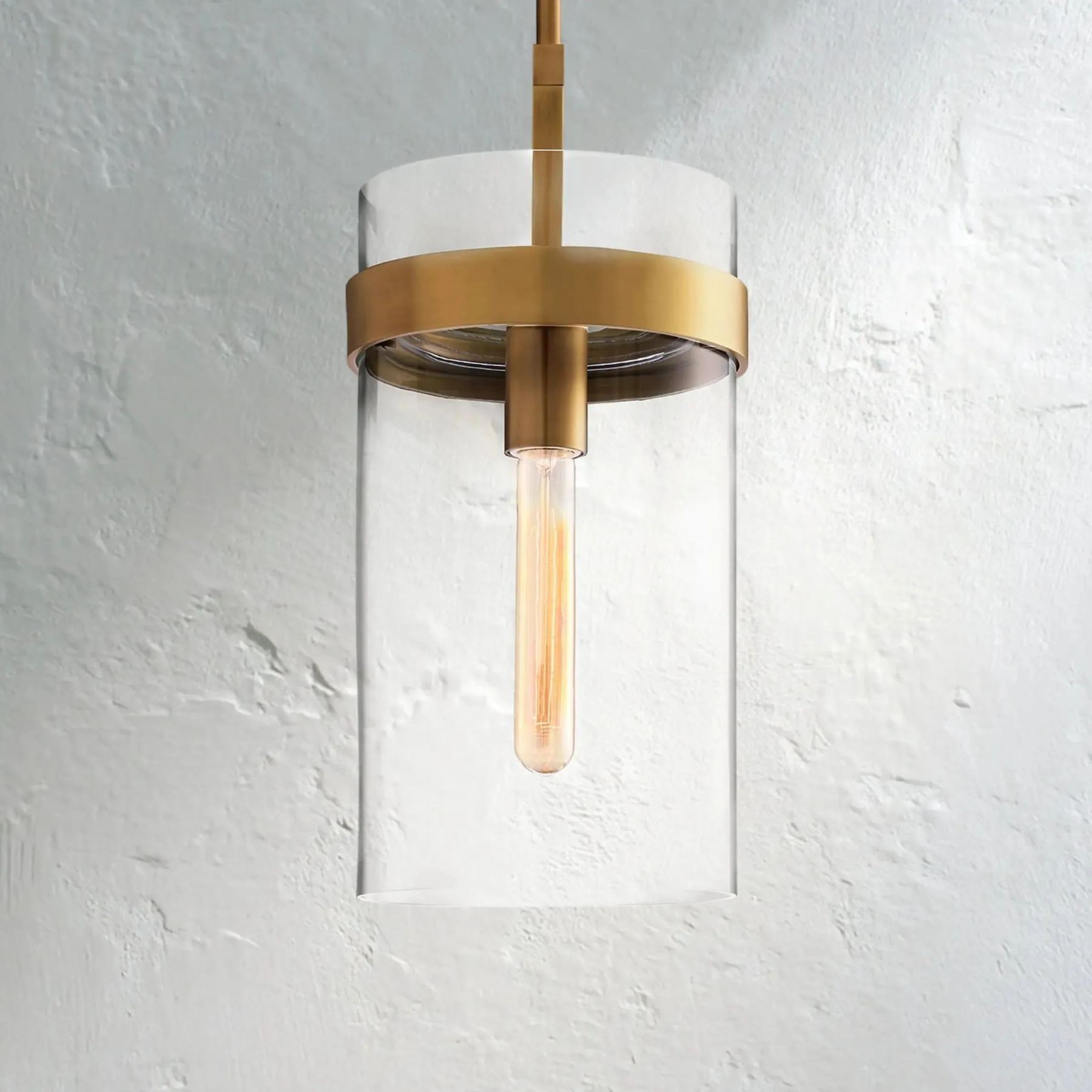 Ravelle Glass Pendant Light 8" 10" 12"