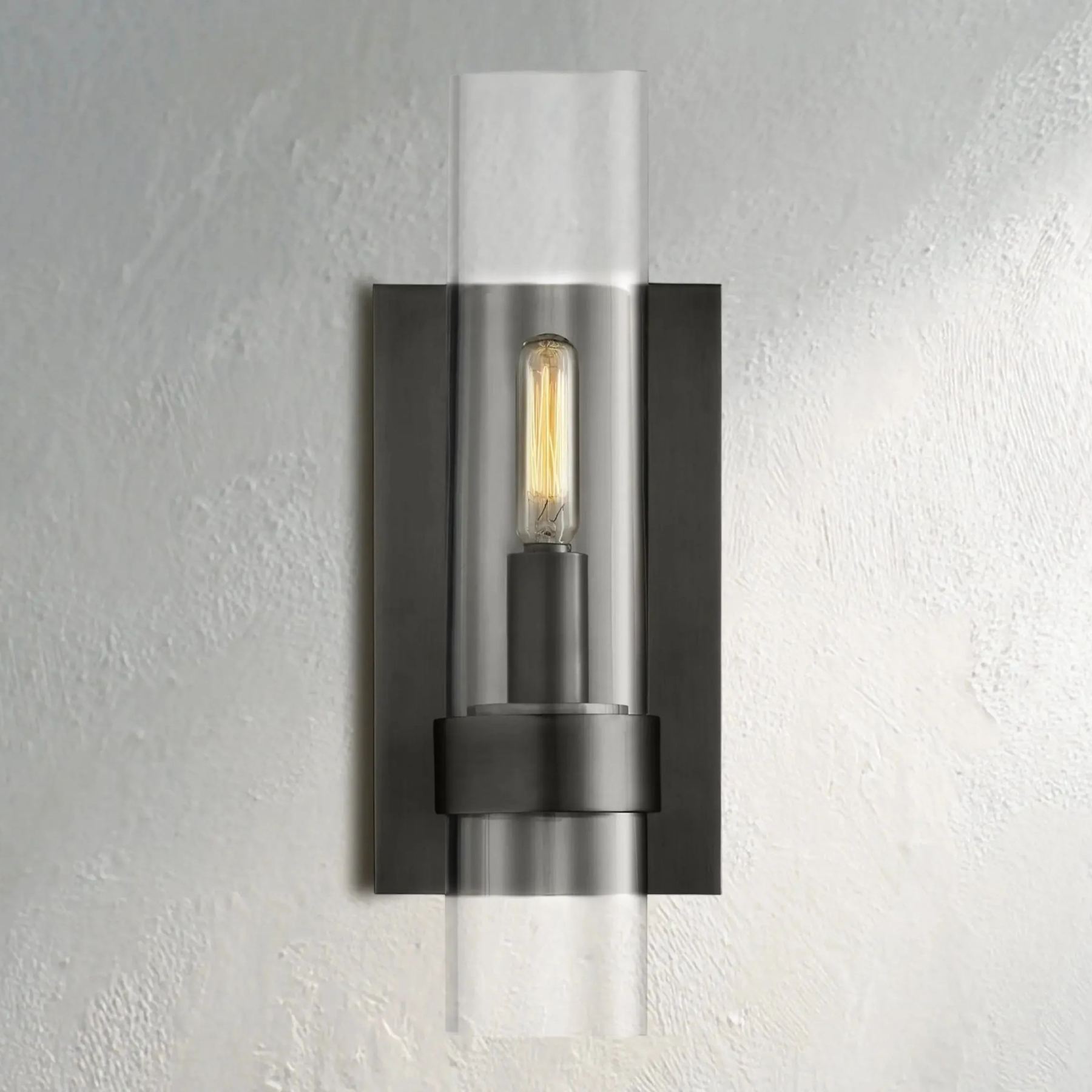 Ravelle Single light Glass Wall Sconce 