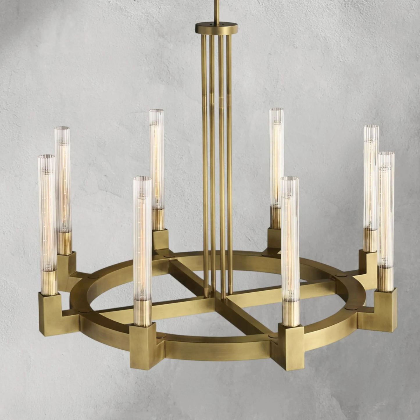 Cannele Brass Round Chandelier 36"48"60"72"