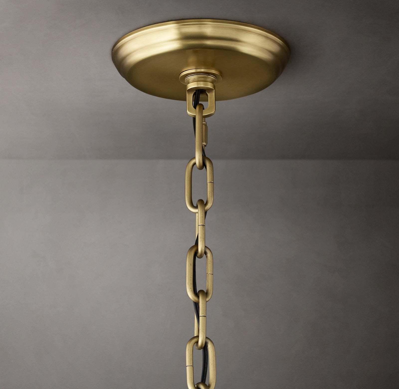 22 Inch Ribbed Glass Round Chandelier - San Marco