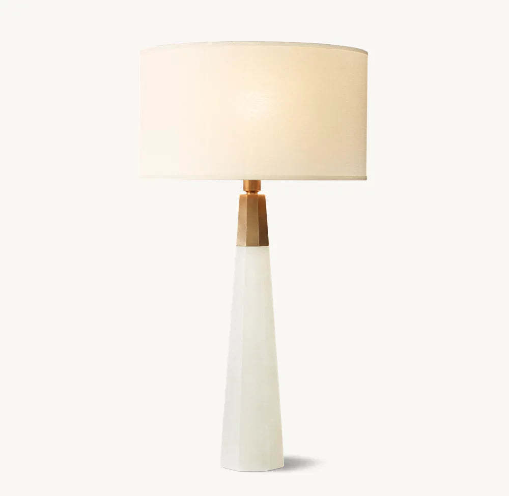 HARLAN ALABASTER TABLE LAMP