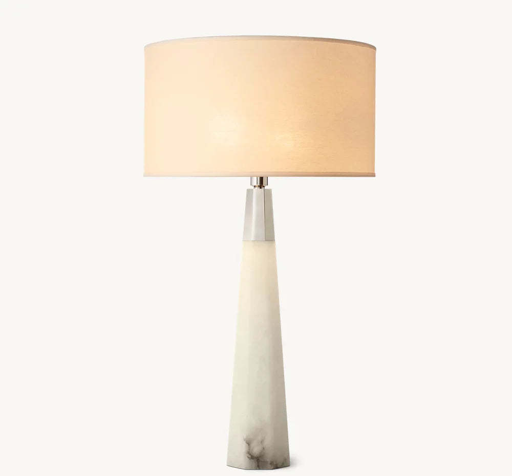 HARLAN ALABASTER TABLE LAMP