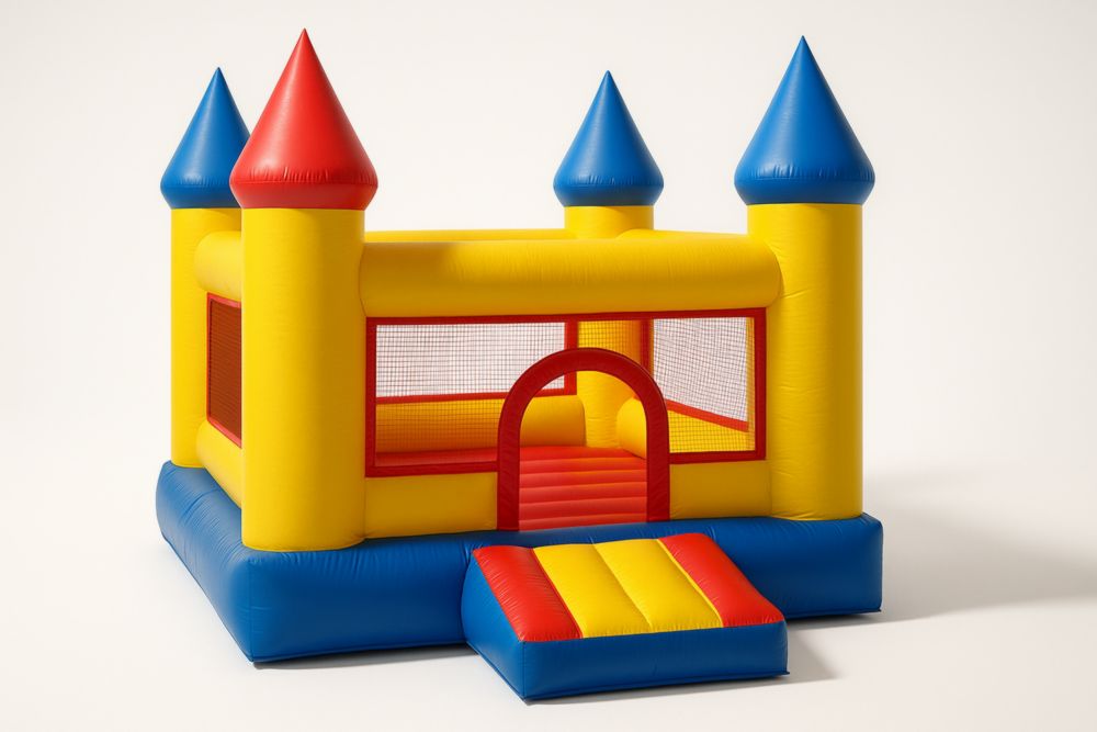 Aufblasbare Hüpfburg für Kinder Mehrfarbig 300x250x210cm PVC