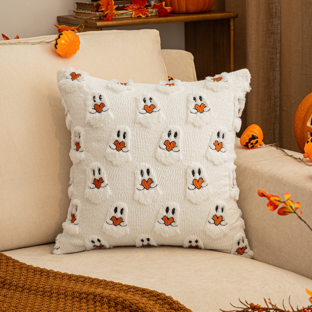 Cute Ghost Plush Pillow for Halloween