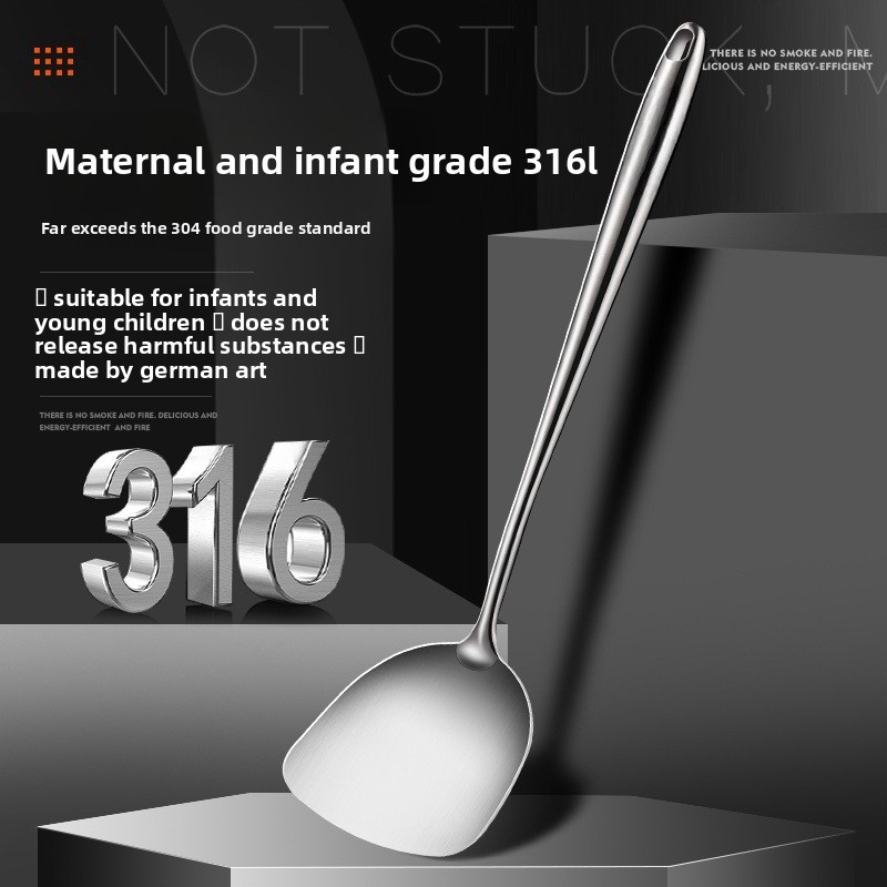 316 stainless steel long-handled shovel kitchenware