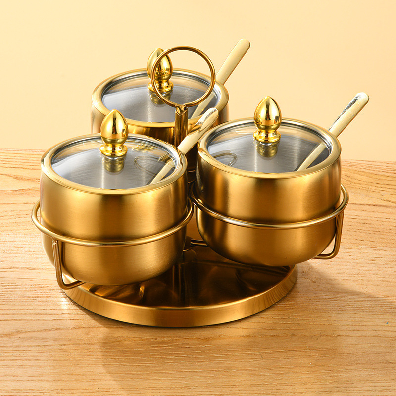 304 stainless steel condiment jar