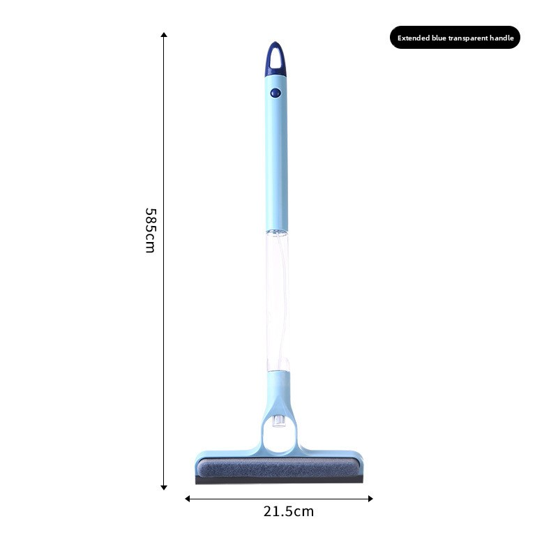 Multifunctional glass cleaner with built-in spray
