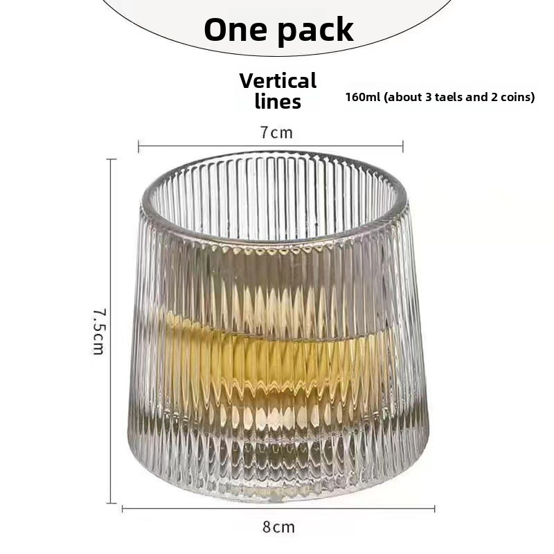 Spinning Cup, Whiskey Glass, Glass Beer Mug