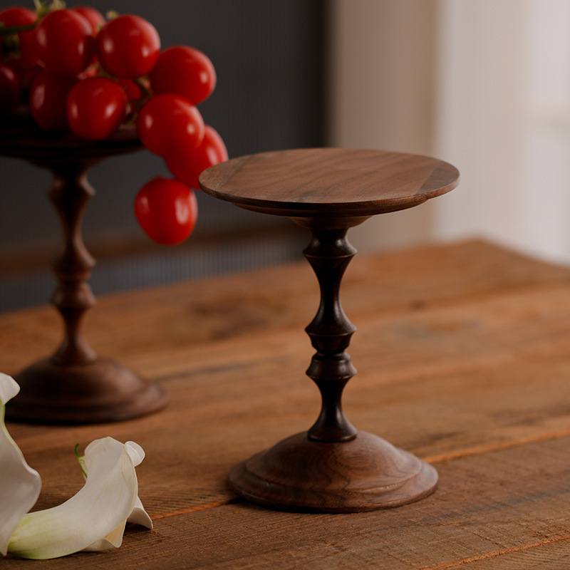 Walnut retro candlelight decoration