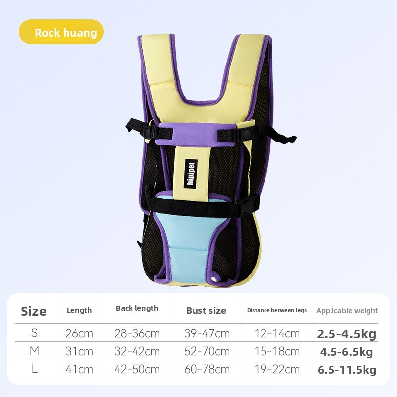 Chest Pet Bag Backpack Outing Carrying Bag