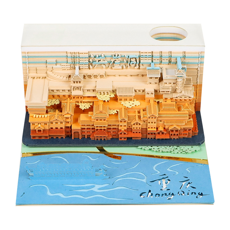 Paper carving calendar Harry Potter 3D stereo sticky note book