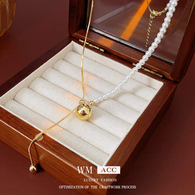 Fashionable Adjustable Pearl Necklace