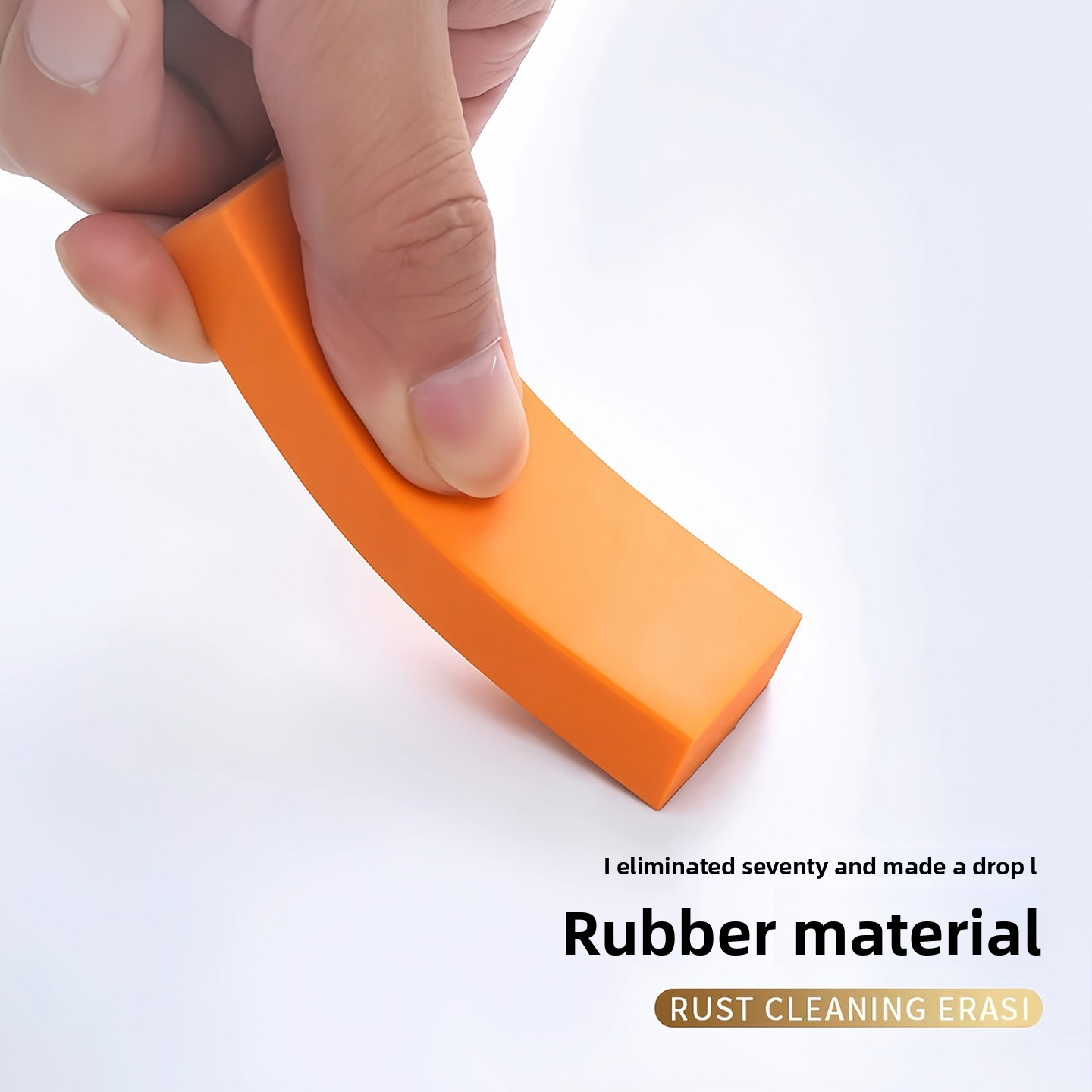 Rubber Scouring Pad Japanese Style Multi-Functional Household Kitchen Countertop Cleaning Tool Stainless Steel Faucet Descaling Pad