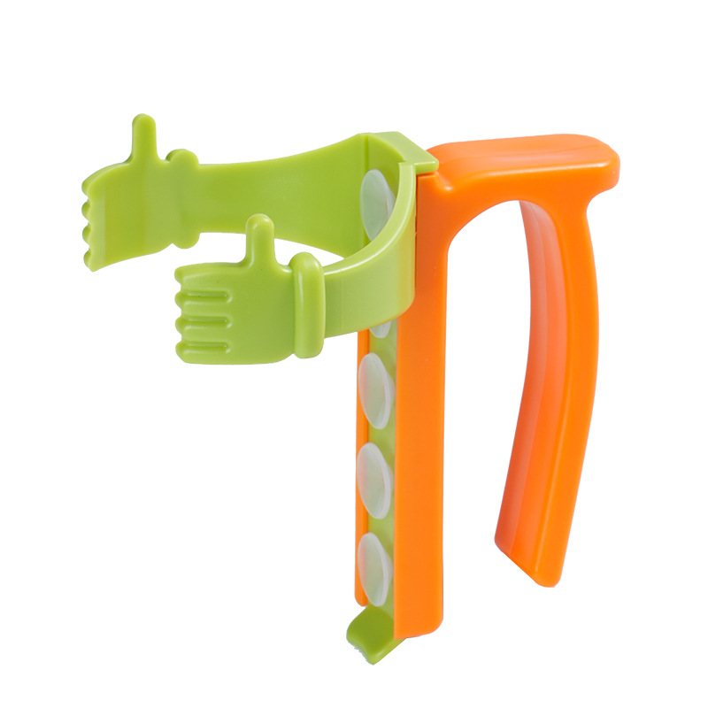 Can Holder with Spill-Proof Lid and Straw