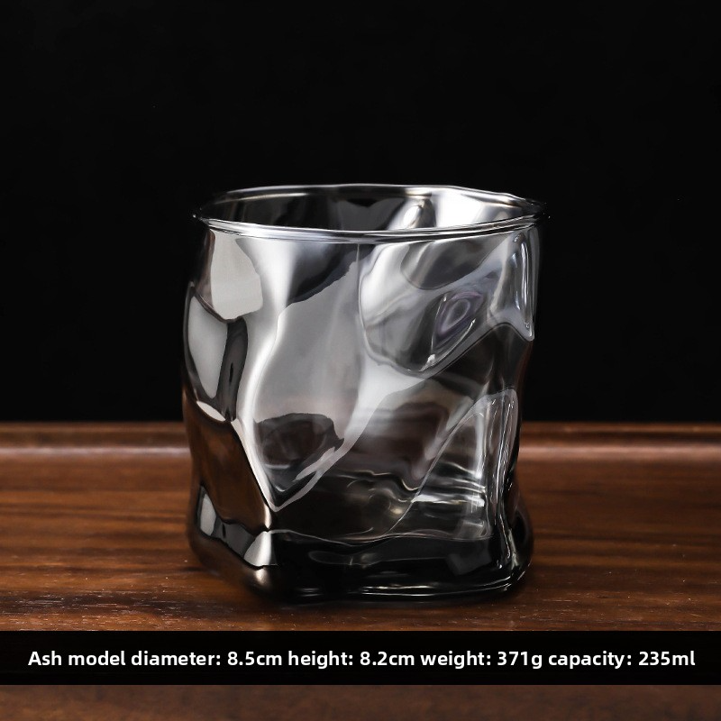 Glass cup, whiskey glass, high-end water cup, beer mug, coffee cup