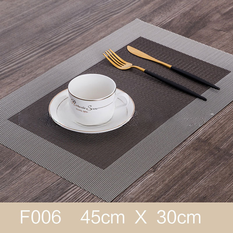 Placemat: waterproof, oil-proof and heat-insulating table mat