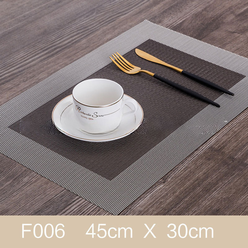 Placemat: waterproof, oil-proof and heat-insulating table mat