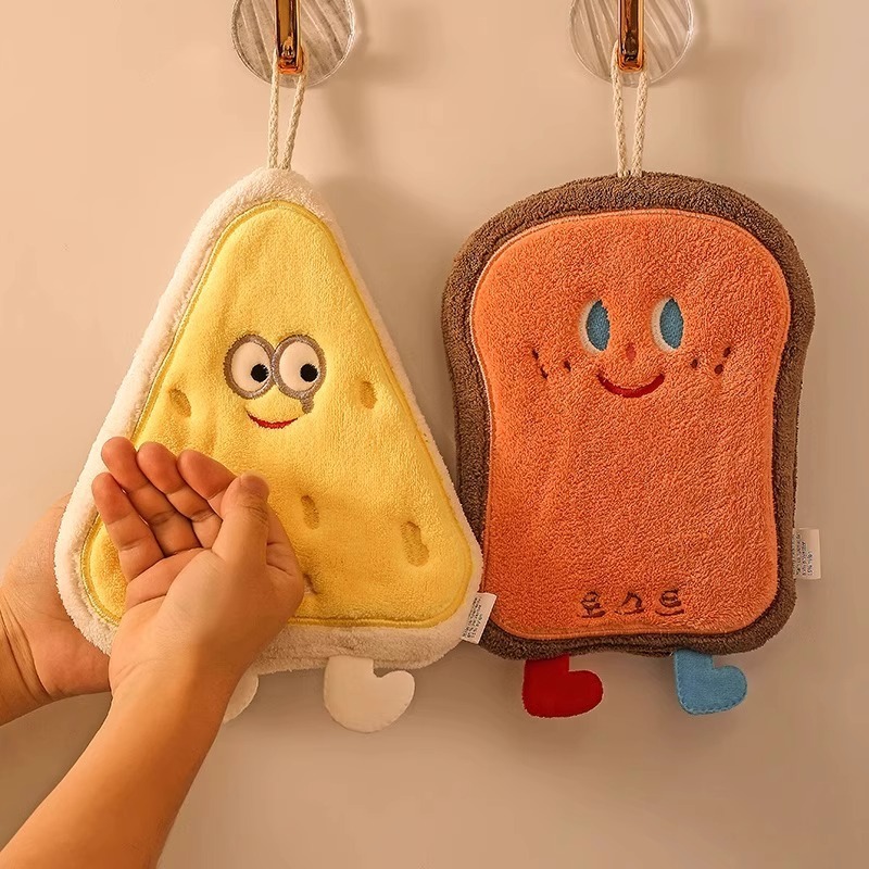Cute cartoon hand towel for the bathroom