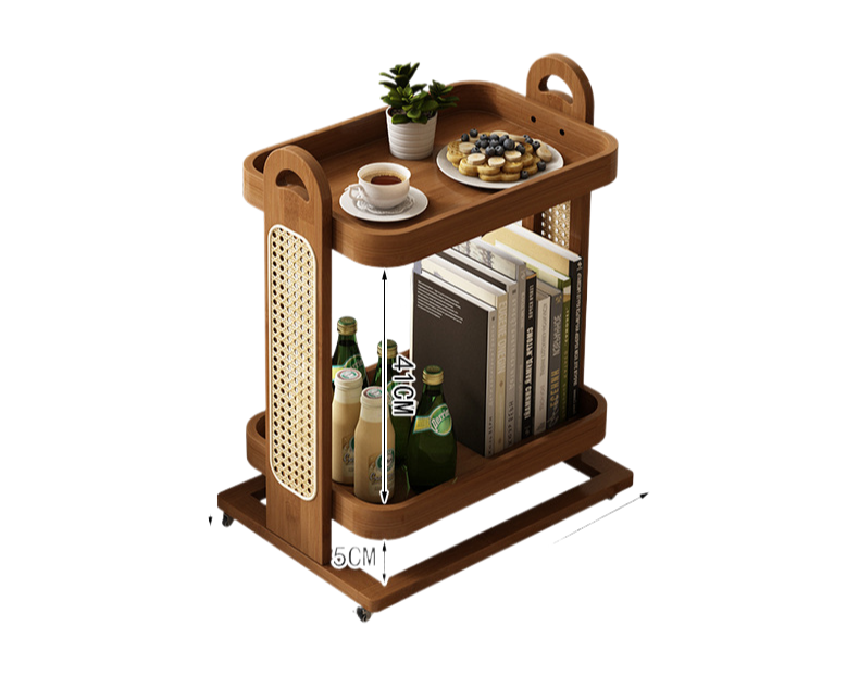 Movable and storable small coffee table