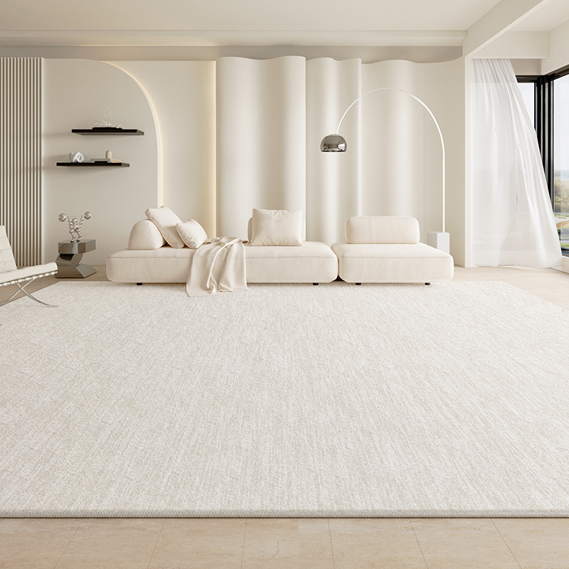 Cream-style solid color carpet