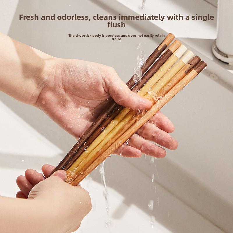 Household heat-resistant wooden chopsticks