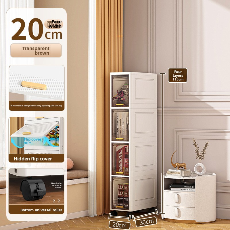 Gap multifunctional storage cabinet