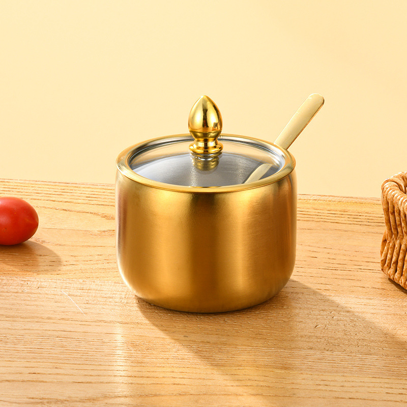 304 stainless steel condiment jar