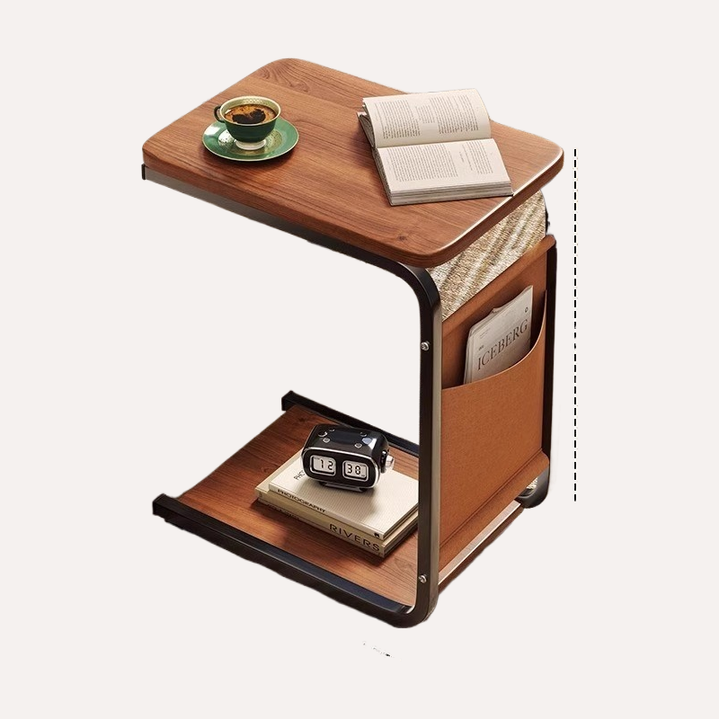 Light luxury movable coffee table