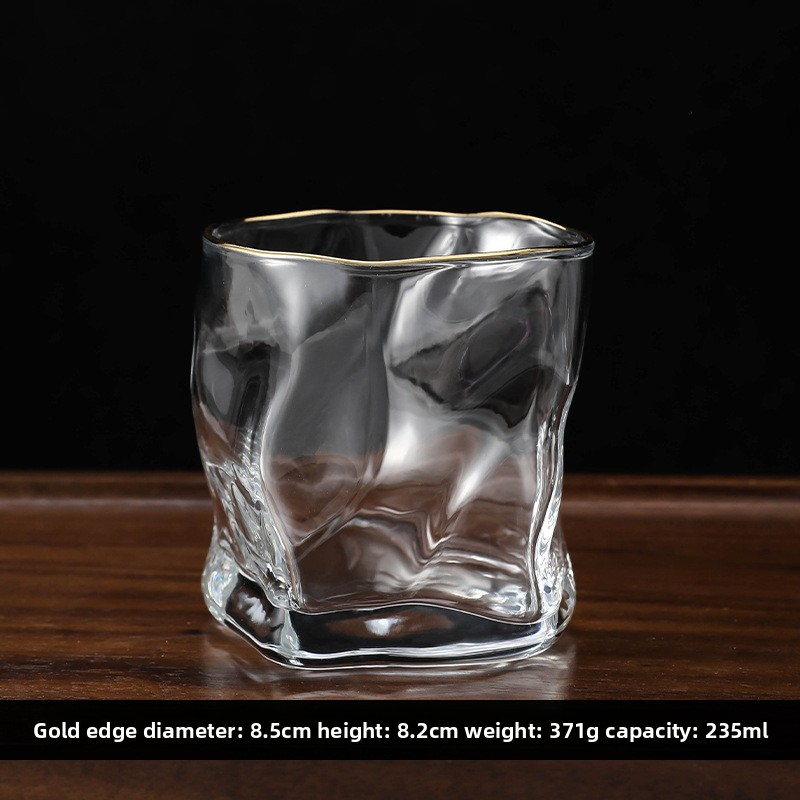 Glass cup, whiskey glass, high-end water cup, beer mug, coffee cup