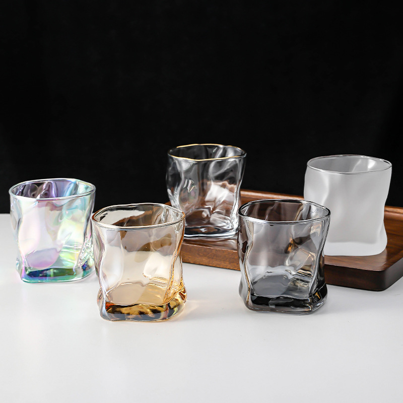 Glass cup, whiskey glass, high-end water cup, beer mug, coffee cup