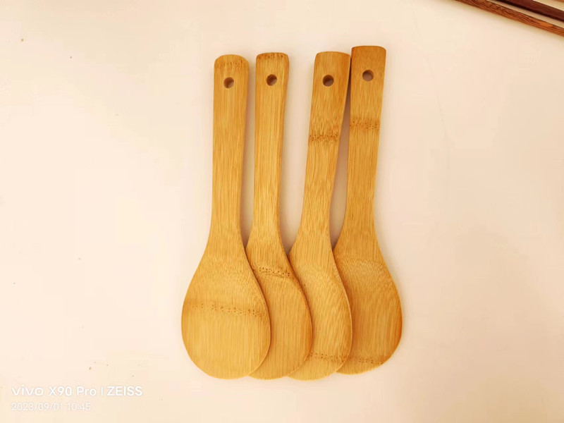 Bamboo rice spoon, household food-grade spatula, rice shovel, high-temperature resistant spatula