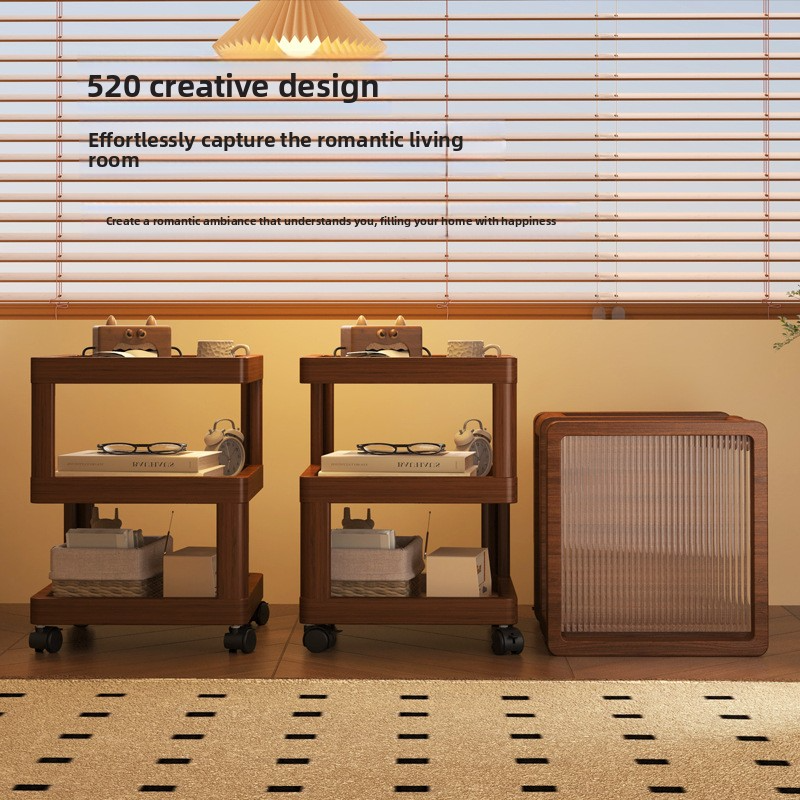 Simple and Creative Side Table Shelf