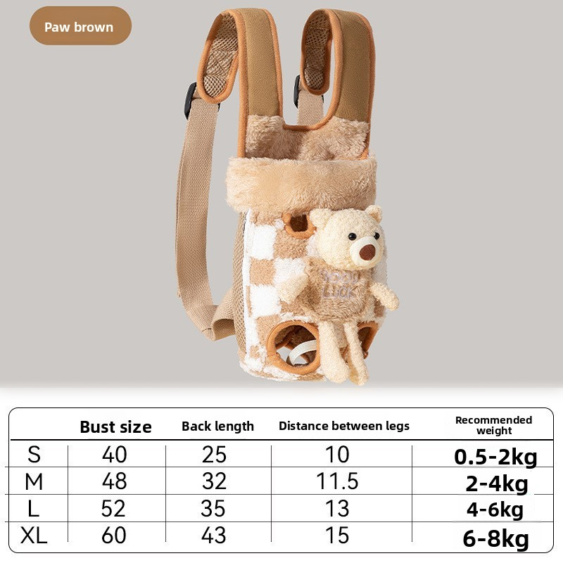 Chest Pet Bag Backpack Outing Carrying Bag