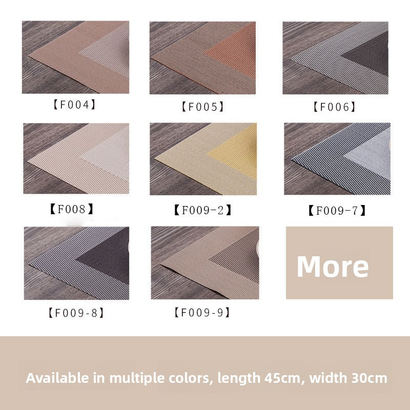 Placemat: waterproof, oil-proof and heat-insulating table mat